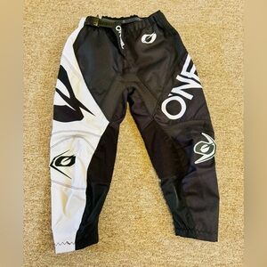 O'Neal Youth Element Racewear Pants in Black/White, Size 5/6